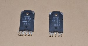 Transistors MN15N, MP15P